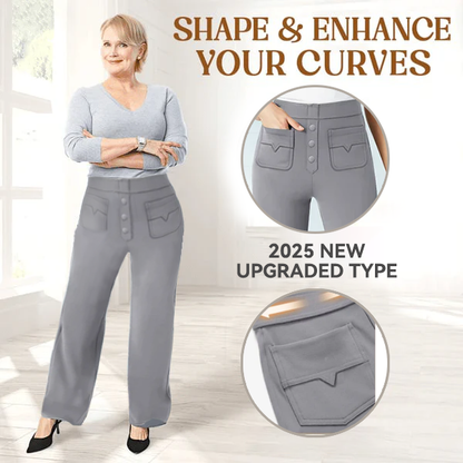 💖 2026 NY TYPE – 50% RABATT 💷 Avslappede høylivstretchbukser for kvinner 👖✨