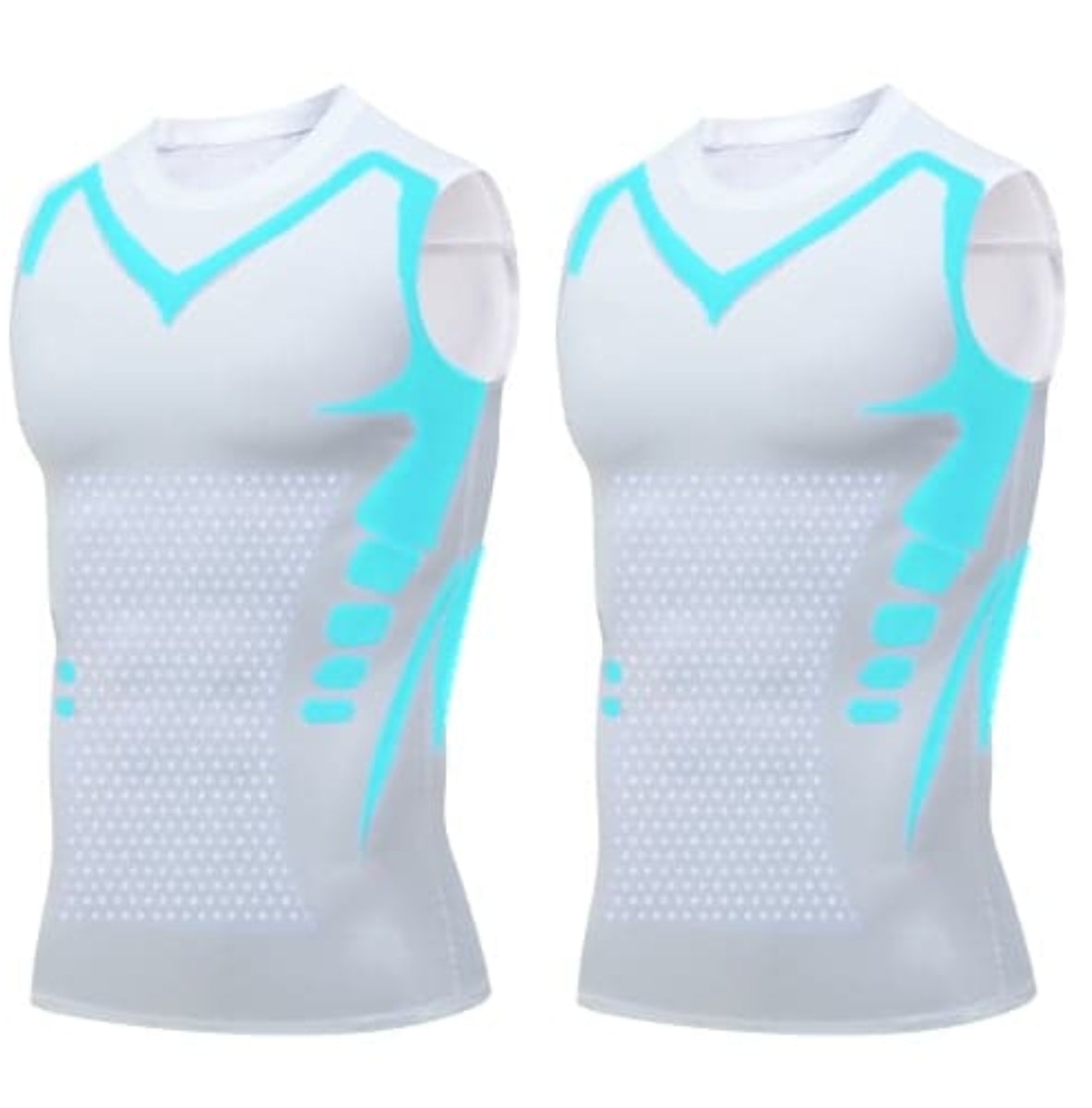 💪 Slimoly® Ion Shaping Vest – Kompresjon og kjøling – Shaping Ermeløs – Usynlig under klær 🕶️
