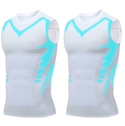 💪 Slimoly® Ion Shaping Vest – Kompresjon og kjøling – Shaping Ermeløs – Usynlig under klær 🕶️