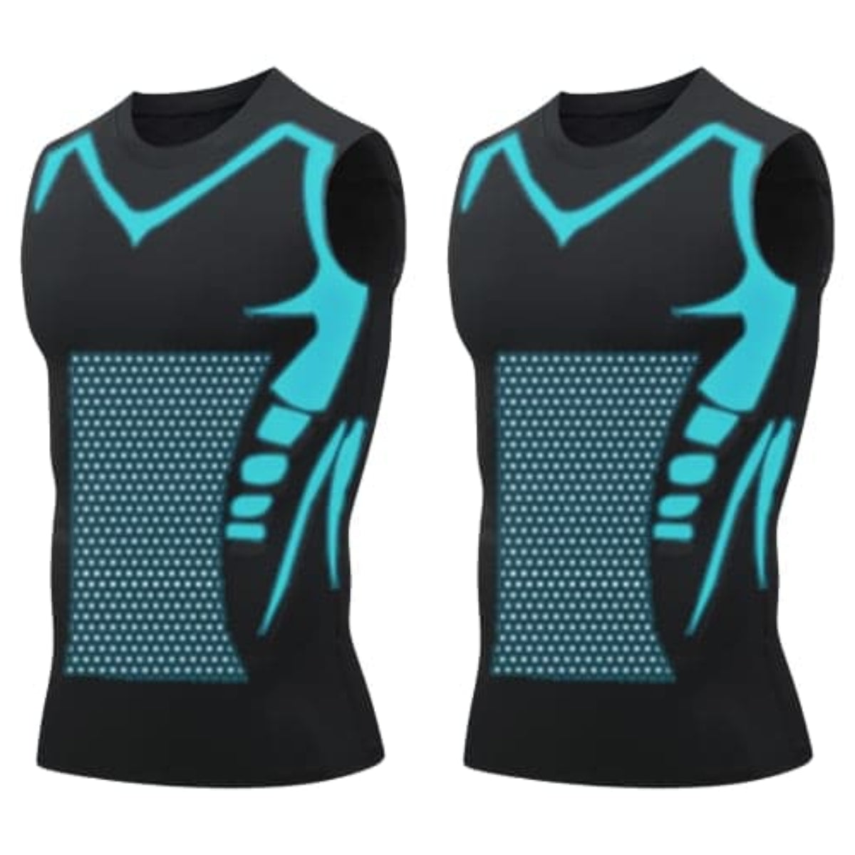 💪 Slimoly® Ion Shaping Vest – Kompresjon og kjøling – Shaping Ermeløs – Usynlig under klær 🕶️