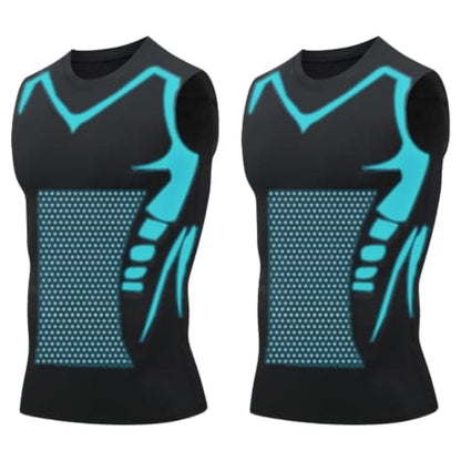 💪 Slimoly® Ion Shaping Vest – Kompresjon og kjøling – Shaping Ermeløs – Usynlig under klær 🕶️