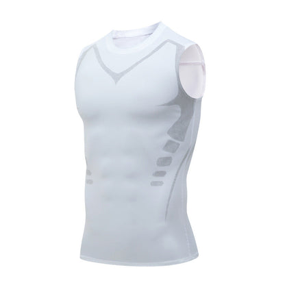 💪 Slimoly® Ion Shaping Vest – Kompresjon og kjøling – Shaping Ermeløs – Usynlig under klær 🕶️