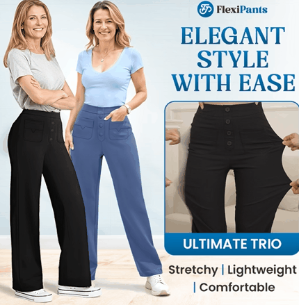 💖 2026 NY TYPE – 50% RABATT 💷 Avslappede høylivstretchbukser for kvinner 👖✨