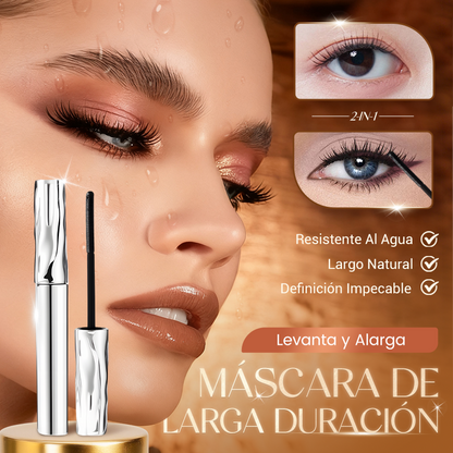🔥Oferta especial 2026🔥 Máscara de Pestañas con Fibras Resistente al Agua - Alargamiento y Curva Instantánea sin Grumos para un Look Dramático 🌟👁️