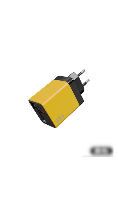 ⏳65W hurtigladende telefonladerblokk med uttrekkbar 80 cm type-C-kabel