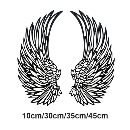 📢📢50 % RABATT!! ⏰Veggkunst med englevinger i metall og LED-lys🪽🌟