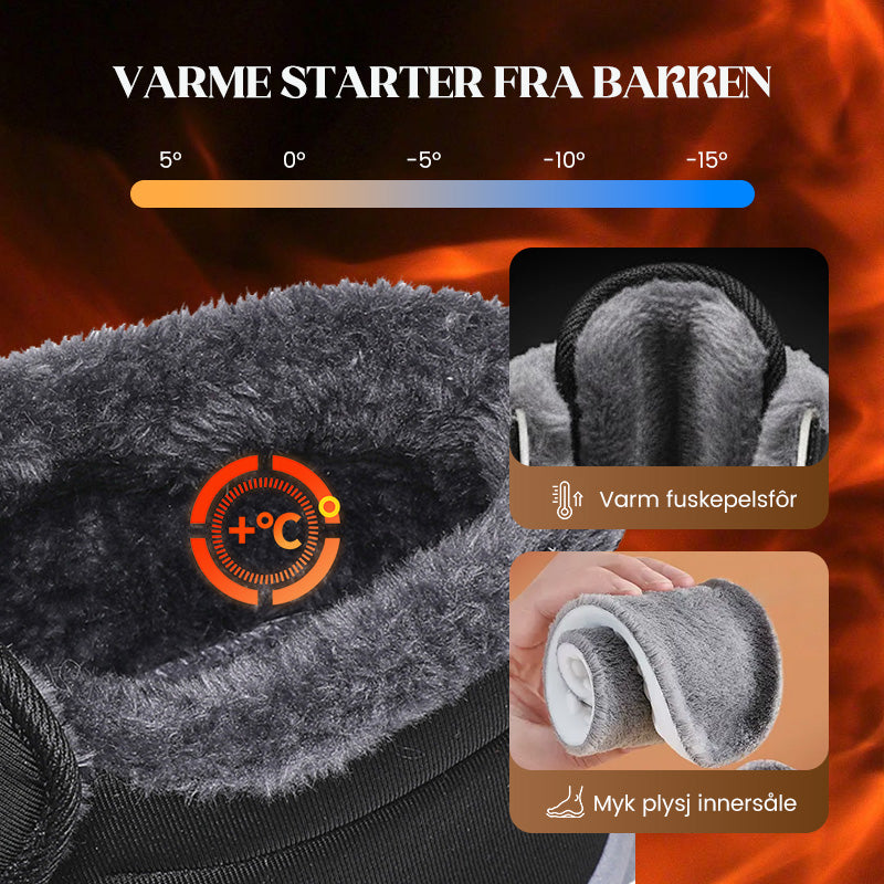 🔥Sklisikre, varme vinter-slip-on-joggesko