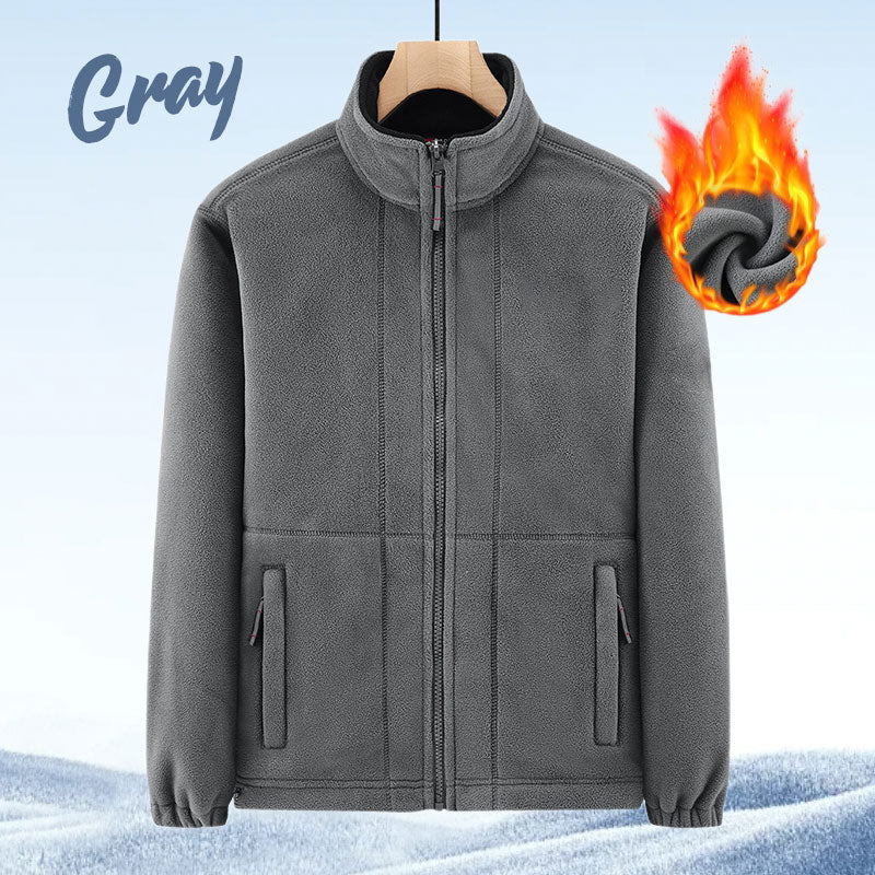 🎁(50 % rabat)🎄Herrejakke i dobbeltvevd fleece【Gratis levering】