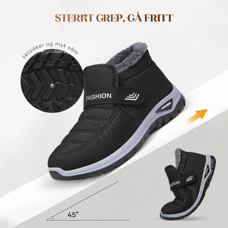 🔥Sklisikre, varme vinter-slip-on-joggesko