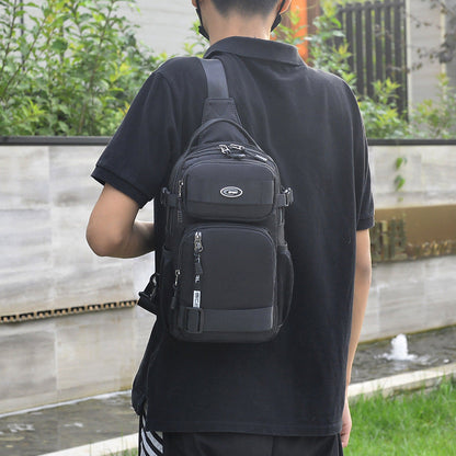 🥳2026 HETSALG🥳💞OVER 50 000 SOLGT!🎒✨ 50% RABATT! Justerbar brystveske i oksfordstoff – lett, slitesterk og allsidig. Perfekt til hendene-frie hverdagsbær. Stilig og praktisk! 🌟👜