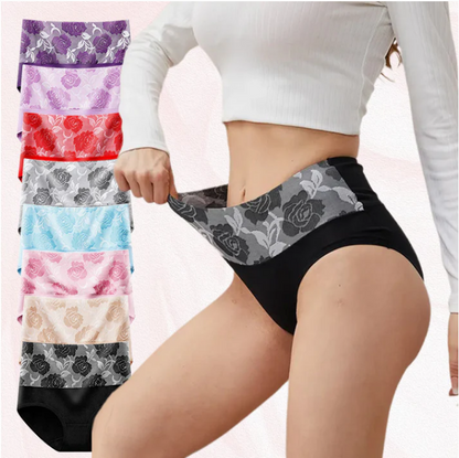 🔥Oferta especial 2025🔥Ropa interior de algodón suave de talle alto para mujer