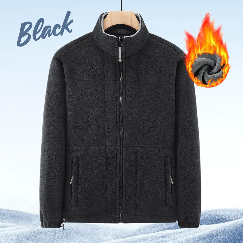 🎁(50 % rabat)🎄Herrejakke i dobbeltvevd fleece【Gratis levering】