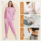 🎀Ett måste-ha modeplagg för din höst- och vintergarderob💕Damset i två delar: rundhalsad långärmad topp + byxor🧥 +👖