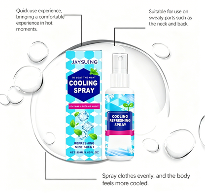 ❄️Øyeblikkelig kjølende spray for lindring av varmt vær – Naturlig peppermynte kroppsspray✨