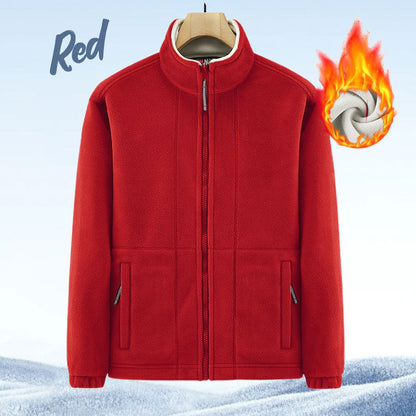 🎁(50 % rabat)🎄Herrejakke i dobbeltvevd fleece【Gratis levering】