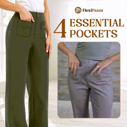 💖 2026 NY TYPE – 50% RABATT 💷 Avslappede høylivstretchbukser for kvinner 👖✨