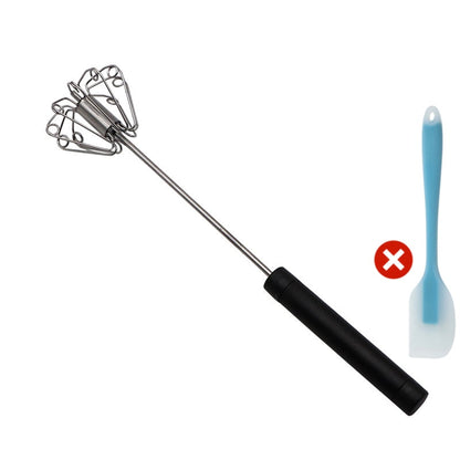 🍳 Praktisk kjøkkenhjelper! Trykkvisp med sklisikkert håndtak, rustfri og slitesterk til lav pris!