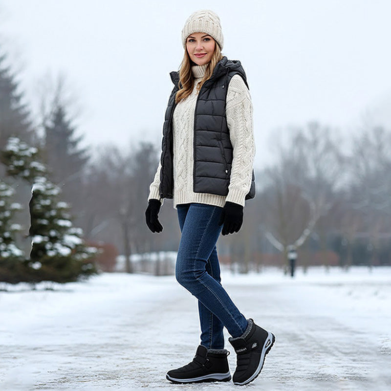 🔥Sklisikre, varme vinter-slip-on-joggesko