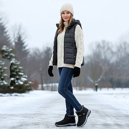 🔥Sklisikre, varme vinter-slip-on-joggesko
