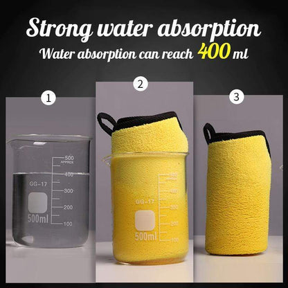 Dobbeltsidig absorberende håndkle av mikrofiber