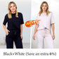 ✨Trendigt nu ✨Kvinnor Chic Topp & Matchande Byxor 2-delad Outfit