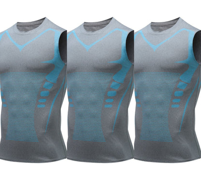 💪 Slimoly® Ion Shaping Vest – Kompresjon og kjøling – Shaping Ermeløs – Usynlig under klær 🕶️