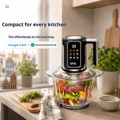 🔪USB-drevet trådløs kjøkkenkvern for kjøtt, sauser og mer – raskt, hygienisk og enkelt! 🍖🥦