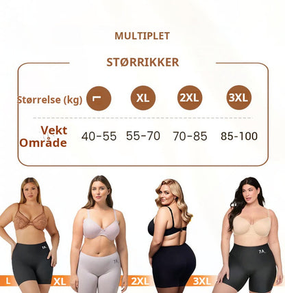 🔥Kjøp 1 Få 1 gratis🔥Undertøy med høy midje for kvinner Ice Silk Tummy Control og Butt Lift