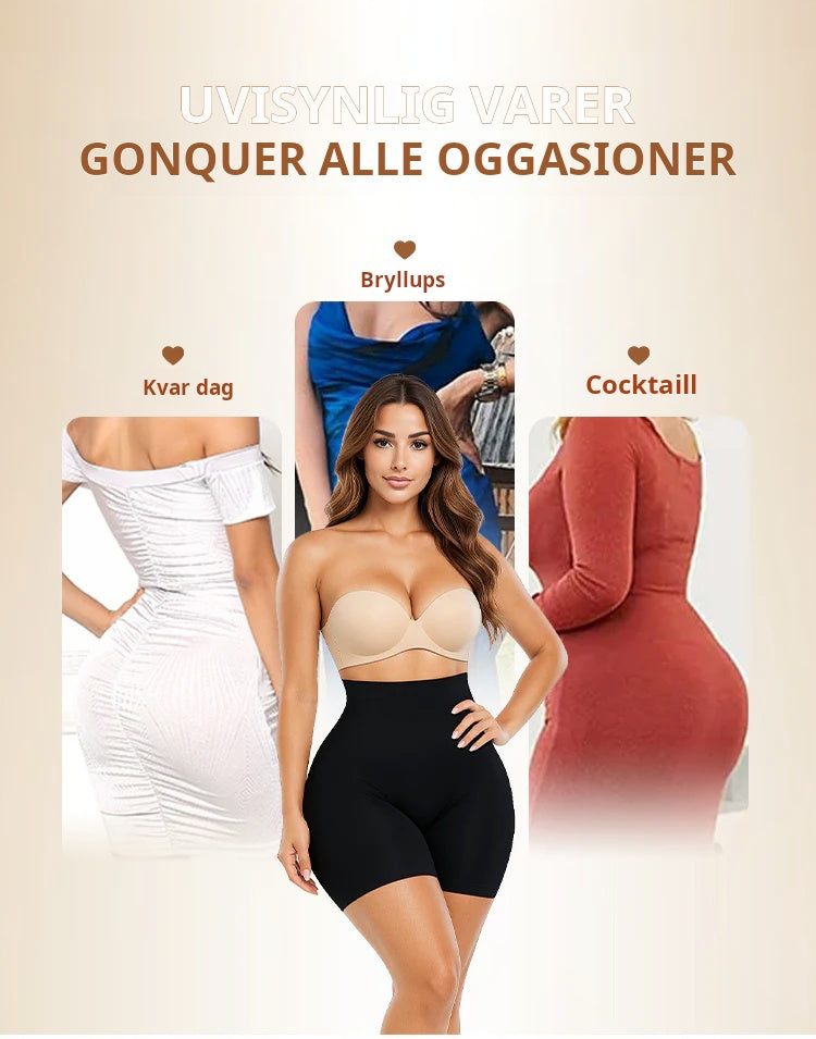 🔥Kjøp 1 Få 1 gratis🔥Undertøy med høy midje for kvinner Ice Silk Tummy Control og Butt Lift