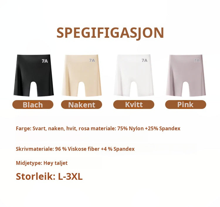 🔥Kjøp 1 Få 1 gratis🔥Undertøy med høy midje for kvinner Ice Silk Tummy Control og Butt Lift