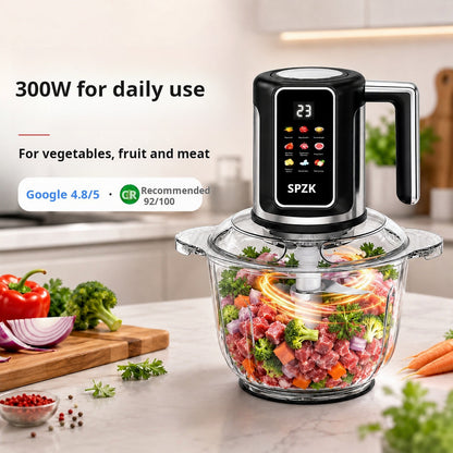 🔪USB-drevet trådløs kjøkkenkvern for kjøtt, sauser og mer – raskt, hygienisk og enkelt! 🍖🥦