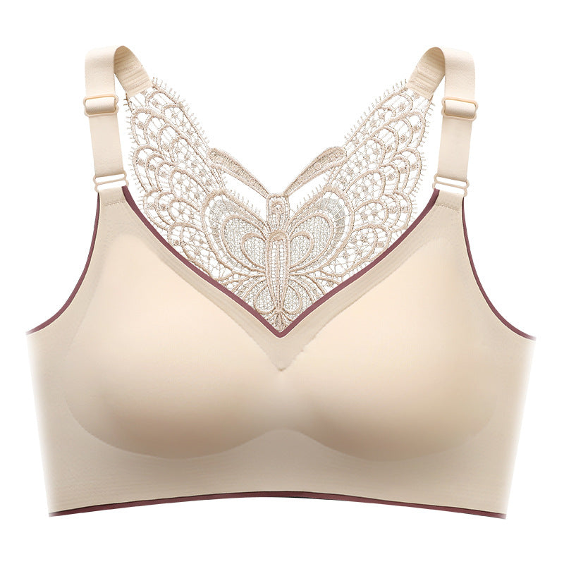 🎁Hot Salg 50% RABATT⏳Sommerfuglbrodert BH uten bøyler – Løft uten bøyler og støtte hele dagen ✨
