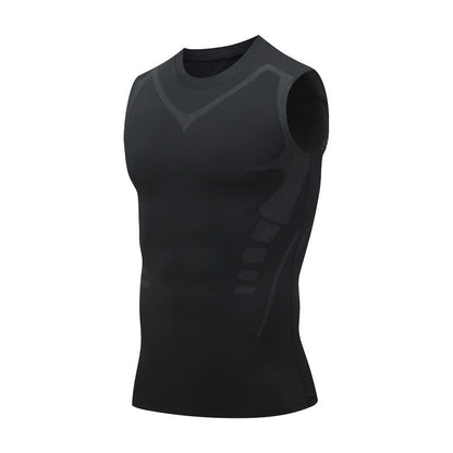 💪 Slimoly® Ion Shaping Vest – Kompresjon og kjøling – Shaping Ermeløs – Usynlig under klær 🕶️