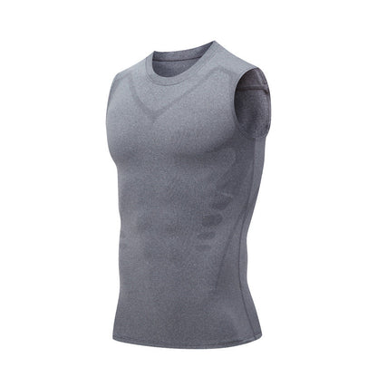 💪 Slimoly® Ion Shaping Vest – Kompresjon og kjøling – Shaping Ermeløs – Usynlig under klær 🕶️