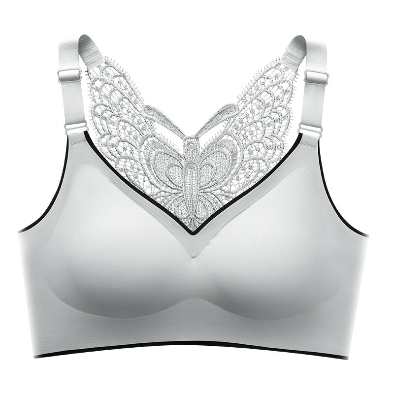 🎁Hot Salg 50% RABATT⏳Sommerfuglbrodert BH uten bøyler – Løft uten bøyler og støtte hele dagen ✨