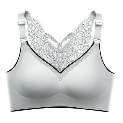 🎁Hot Salg 50% RABATT⏳Sommerfuglbrodert BH uten bøyler – Løft uten bøyler og støtte hele dagen ✨