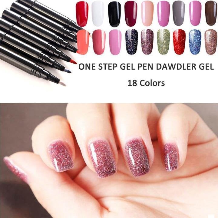 💅 Begrenset tilbud: Kjøp 1, få 1 gratis! ✨One Step neglegelpen🎨Gratis håndholdt mini-UV-neglelampe💡