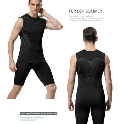 💪 Slimoly® Ion Shaping Vest – Kompresjon og kjøling – Shaping Ermeløs – Usynlig under klær 🕶️