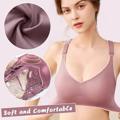 🎁Hot Salg 50% RABATT⏳Sommerfuglbrodert BH uten bøyler – Løft uten bøyler og støtte hele dagen ✨