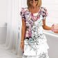 🔥¡Hasta un 50% de descuento!✨️Vestido en cascada con estampado floral multiplanta