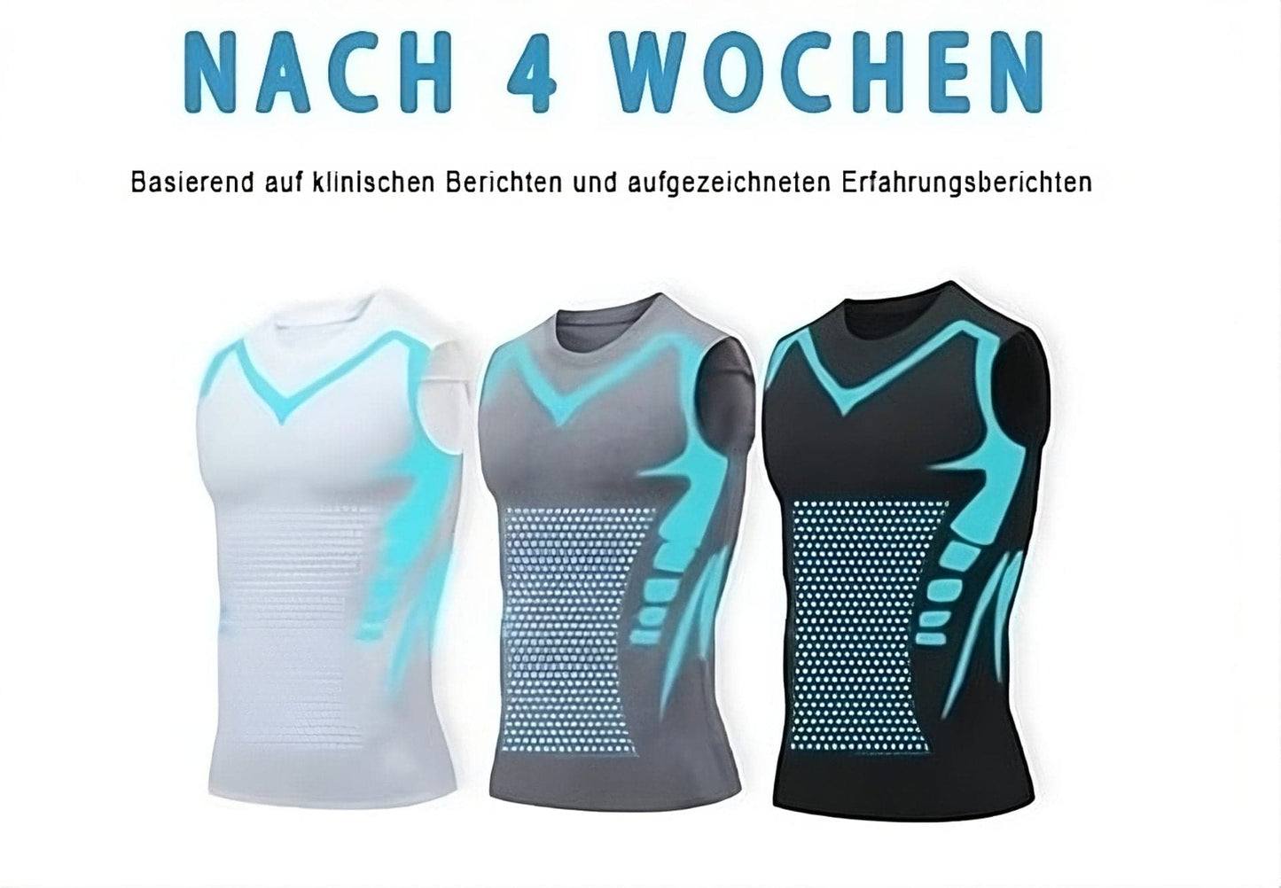 💪 Slimoly® Ion Shaping Vest – Kompresjon og kjøling – Shaping Ermeløs – Usynlig under klær 🕶️