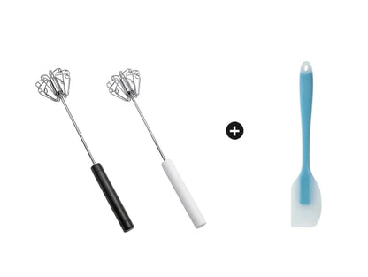 🍳 Praktisk kjøkkenhjelper! Trykkvisp med sklisikkert håndtak, rustfri og slitesterk til lav pris!