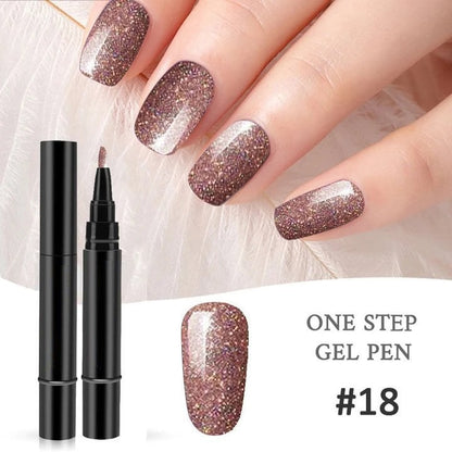 💅 Begrenset tilbud: Kjøp 1, få 1 gratis! ✨One Step neglegelpen🎨Gratis håndholdt mini-UV-neglelampe💡