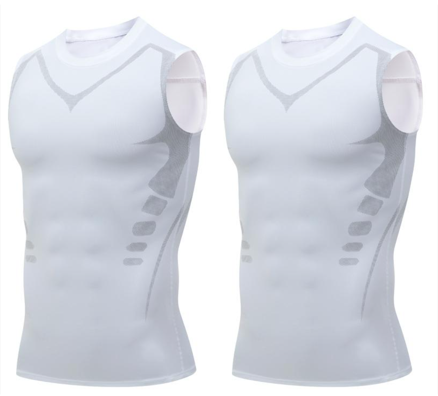💪 Slimoly® Ion Shaping Vest – Kompresjon og kjøling – Shaping Ermeløs – Usynlig under klær 🕶️
