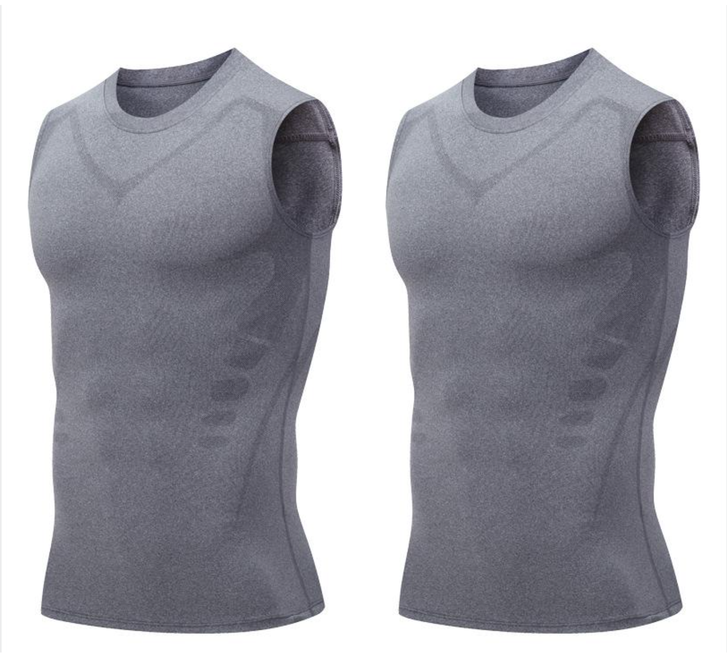 💪 Slimoly® Ion Shaping Vest – Kompresjon og kjøling – Shaping Ermeløs – Usynlig under klær 🕶️