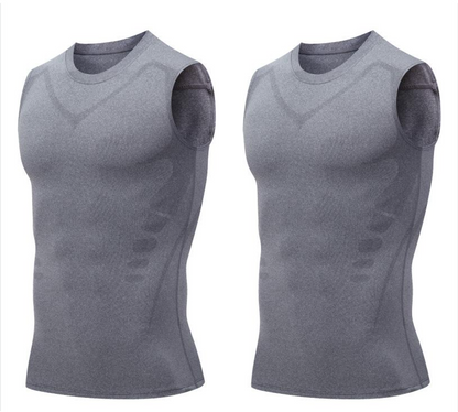 💪 Slimoly® Ion Shaping Vest – Kompresjon og kjøling – Shaping Ermeløs – Usynlig under klær 🕶️
