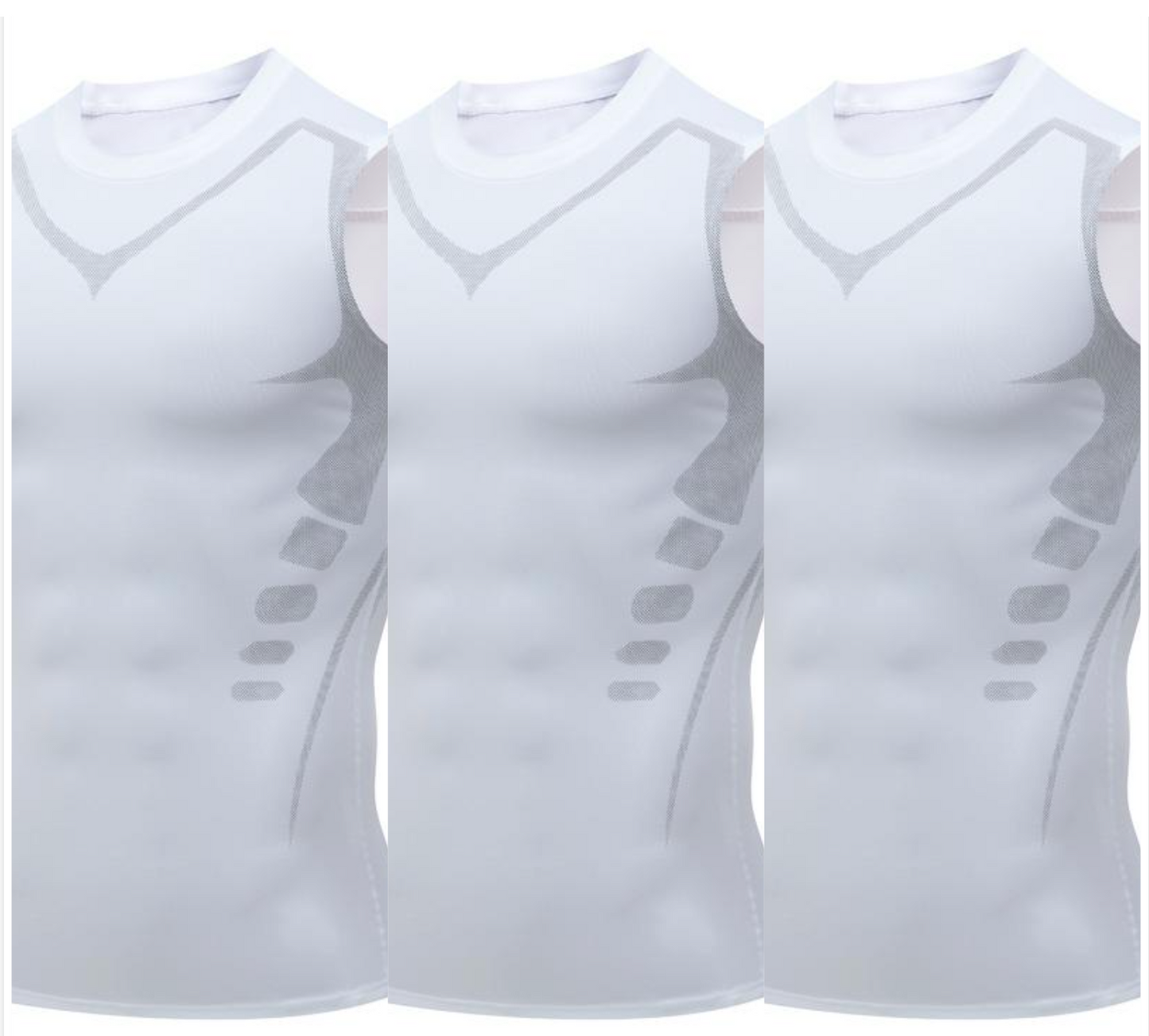 💪 Slimoly® Ion Shaping Vest – Kompresjon og kjøling – Shaping Ermeløs – Usynlig under klær 🕶️