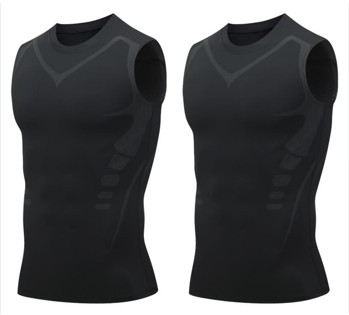 💪 Slimoly® Ion Shaping Vest – Kompresjon og kjøling – Shaping Ermeløs – Usynlig under klær 🕶️