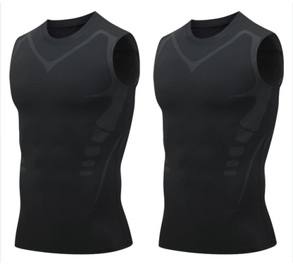 💪 Slimoly® Ion Shaping Vest – Kompresjon og kjøling – Shaping Ermeløs – Usynlig under klær 🕶️