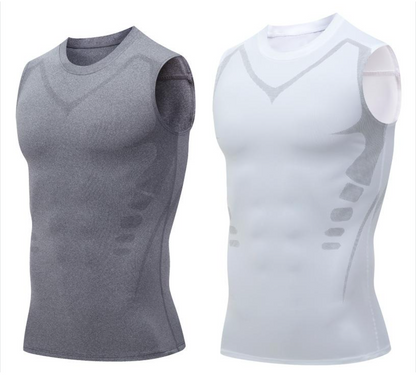 💪 Slimoly® Ion Shaping Vest – Kompresjon og kjøling – Shaping Ermeløs – Usynlig under klær 🕶️